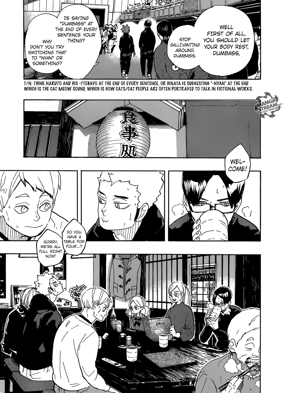 Haikyuu!! Chapter 327