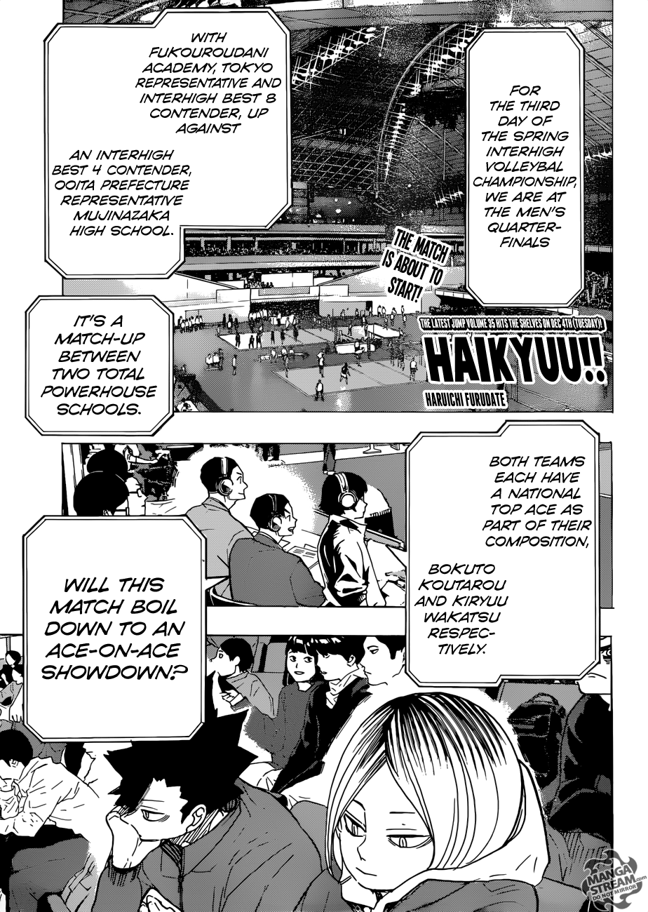 Haikyuu!! Chapter 328