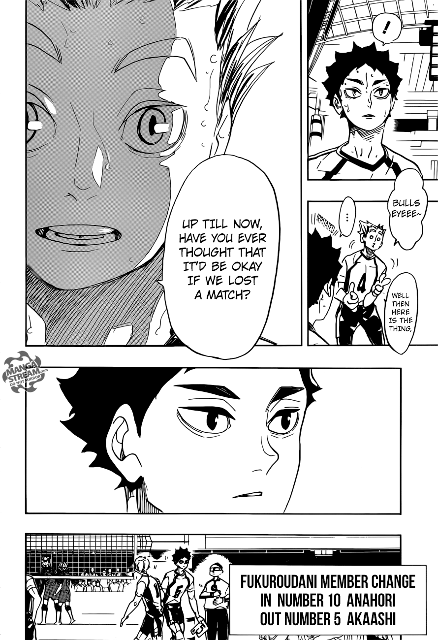 Haikyuu!! Chapter 332