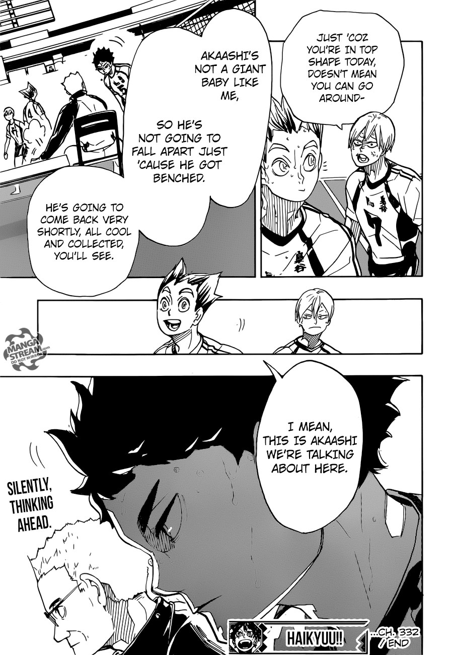 Haikyuu!! Chapter 332