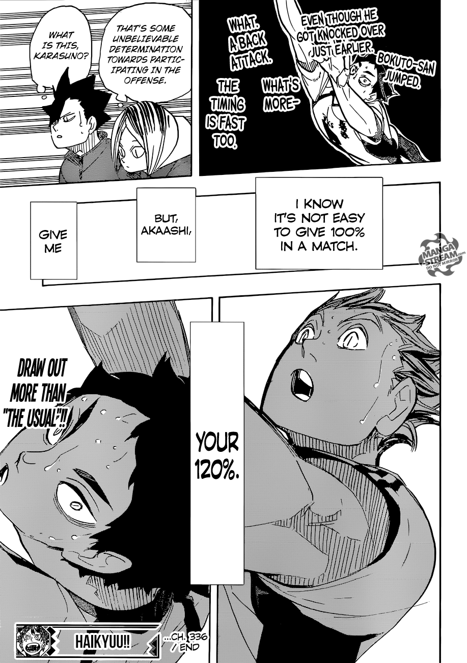 Haikyuu!! Chapter 336