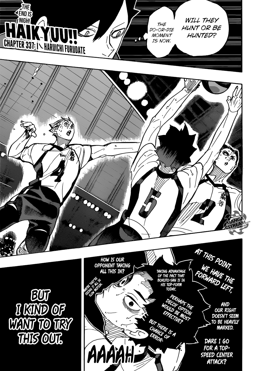 Haikyuu!! Chapter 337