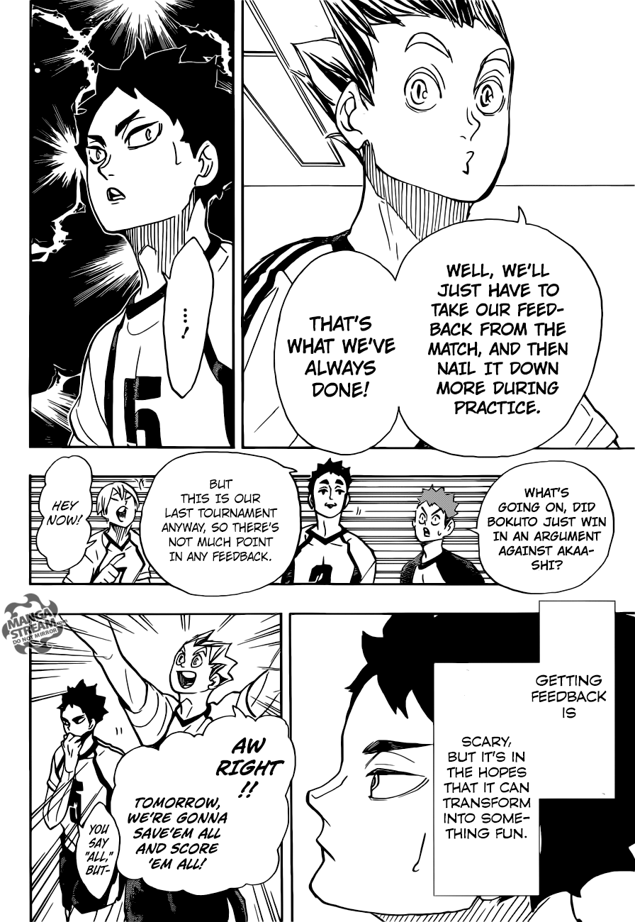 Haikyuu!! Chapter 337