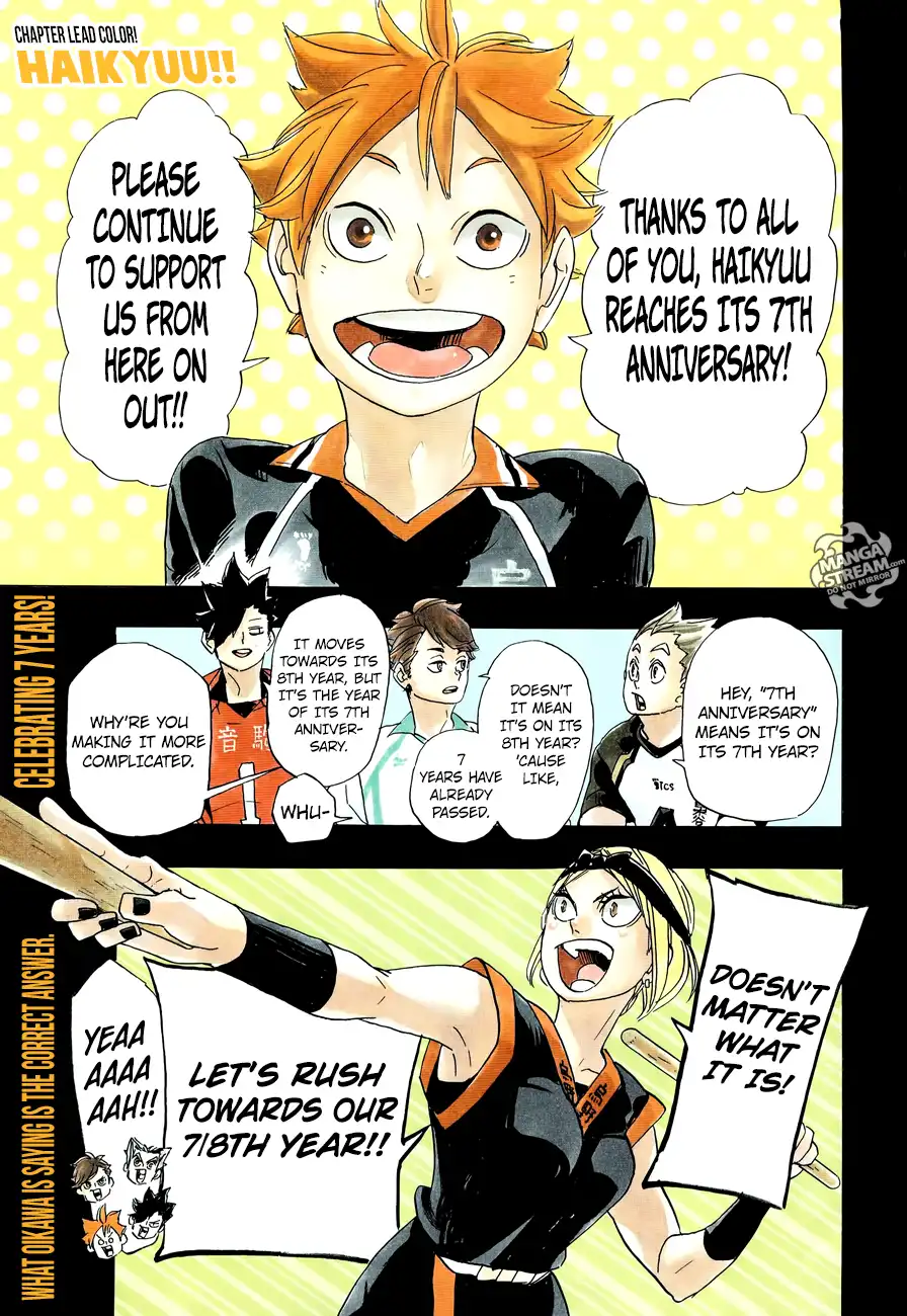 Haikyuu!! Chapter 338