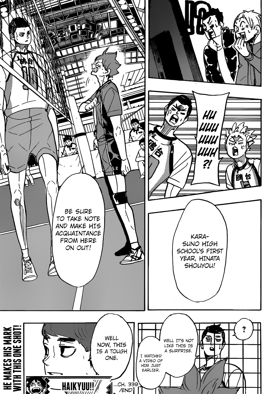 Haikyuu!! Chapter 339