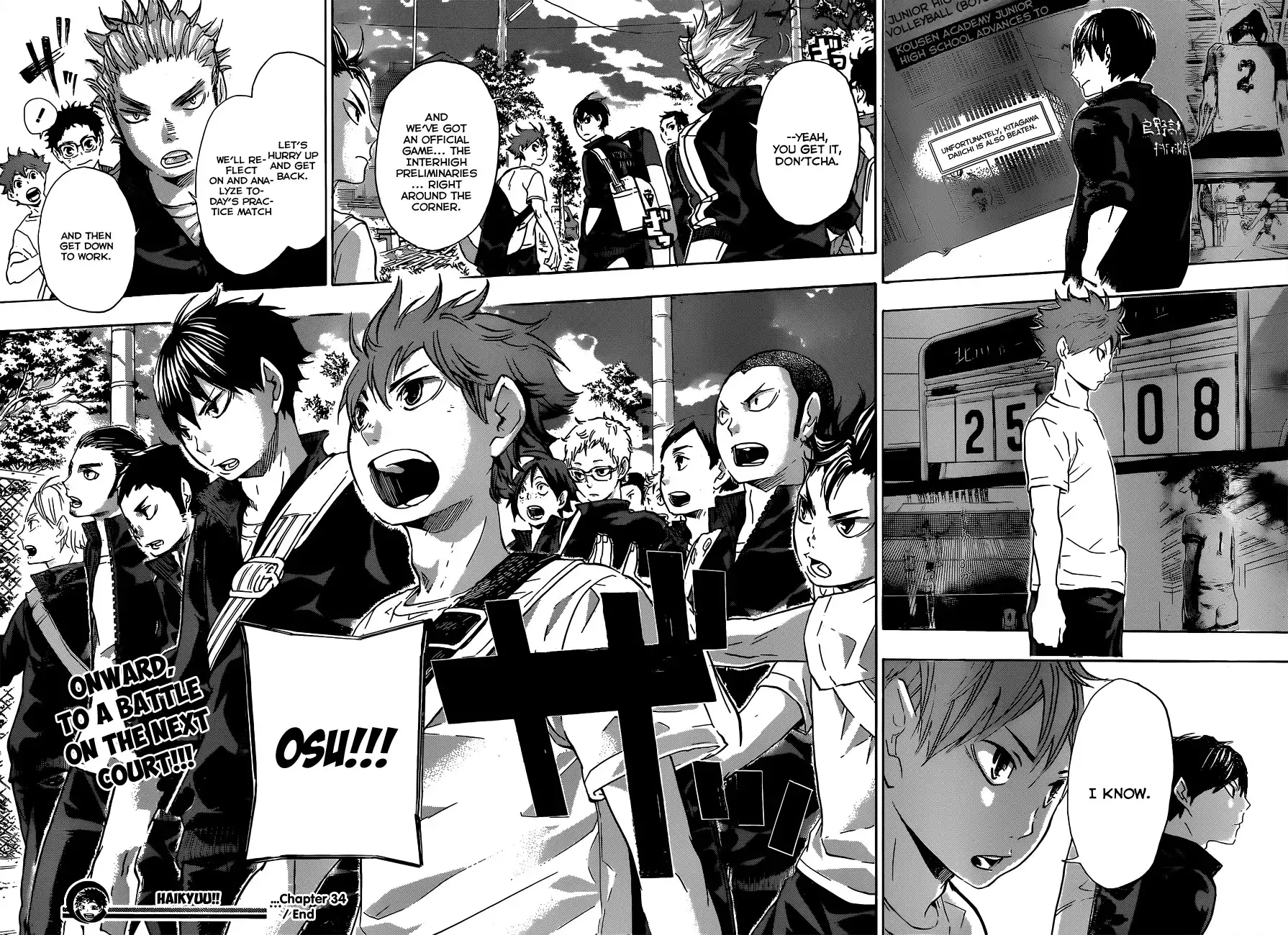 Haikyuu!! Chapter 34