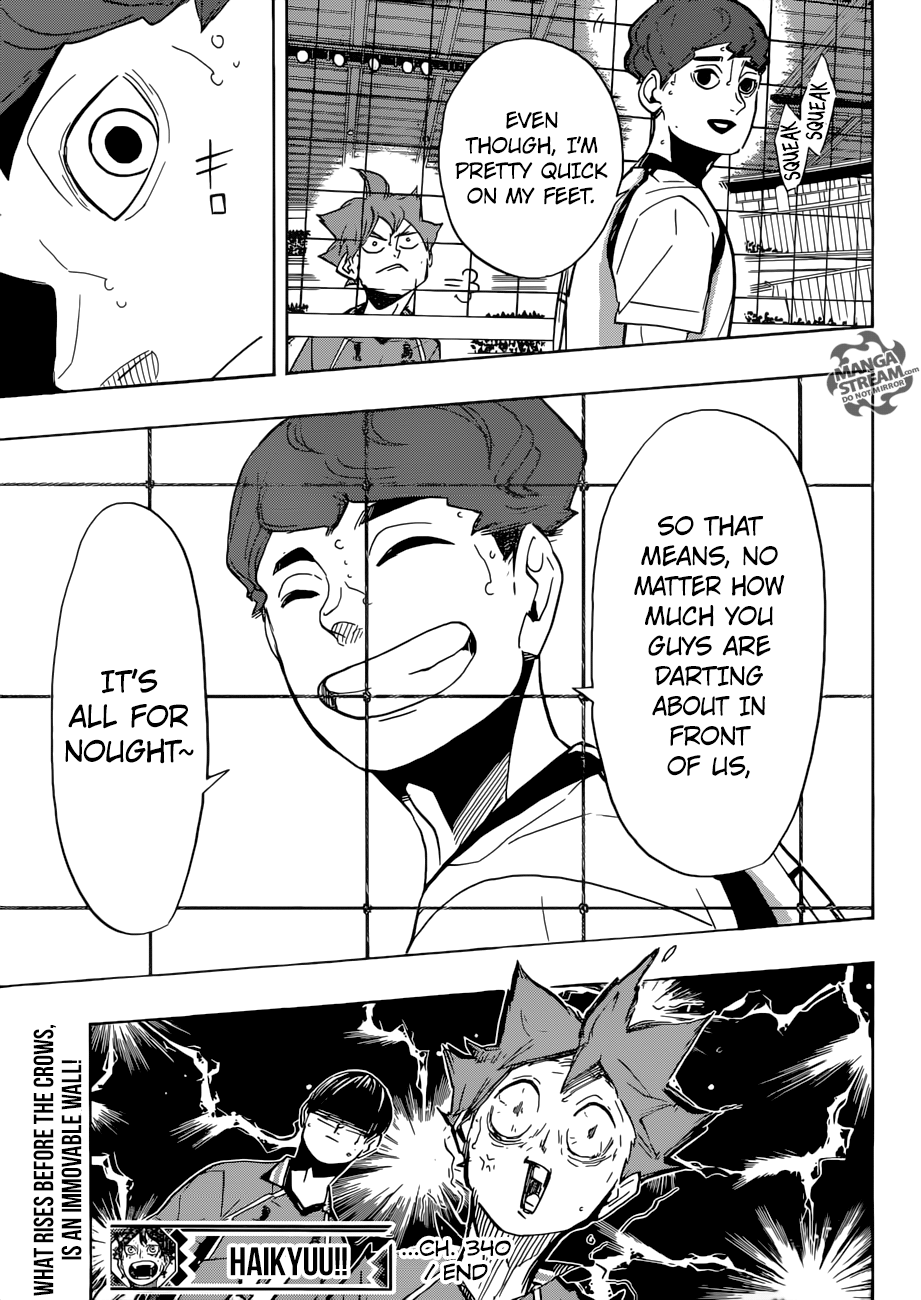 Haikyuu!! Chapter 340