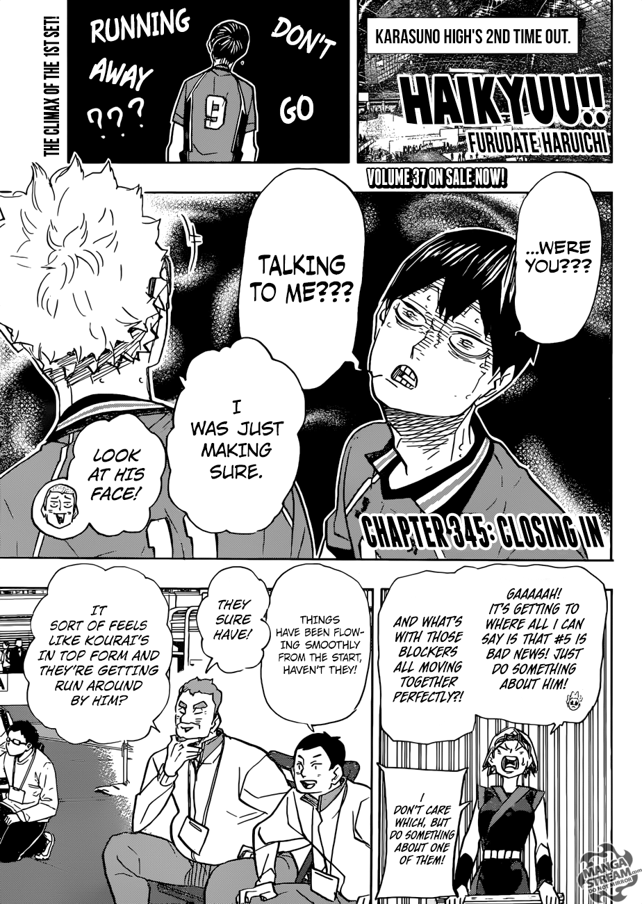 Haikyuu!! Chapter 345