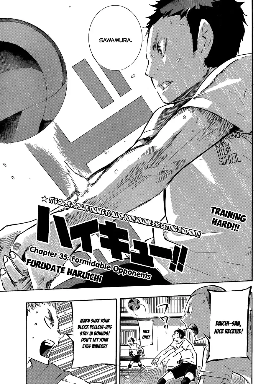 Haikyuu!! Chapter 35