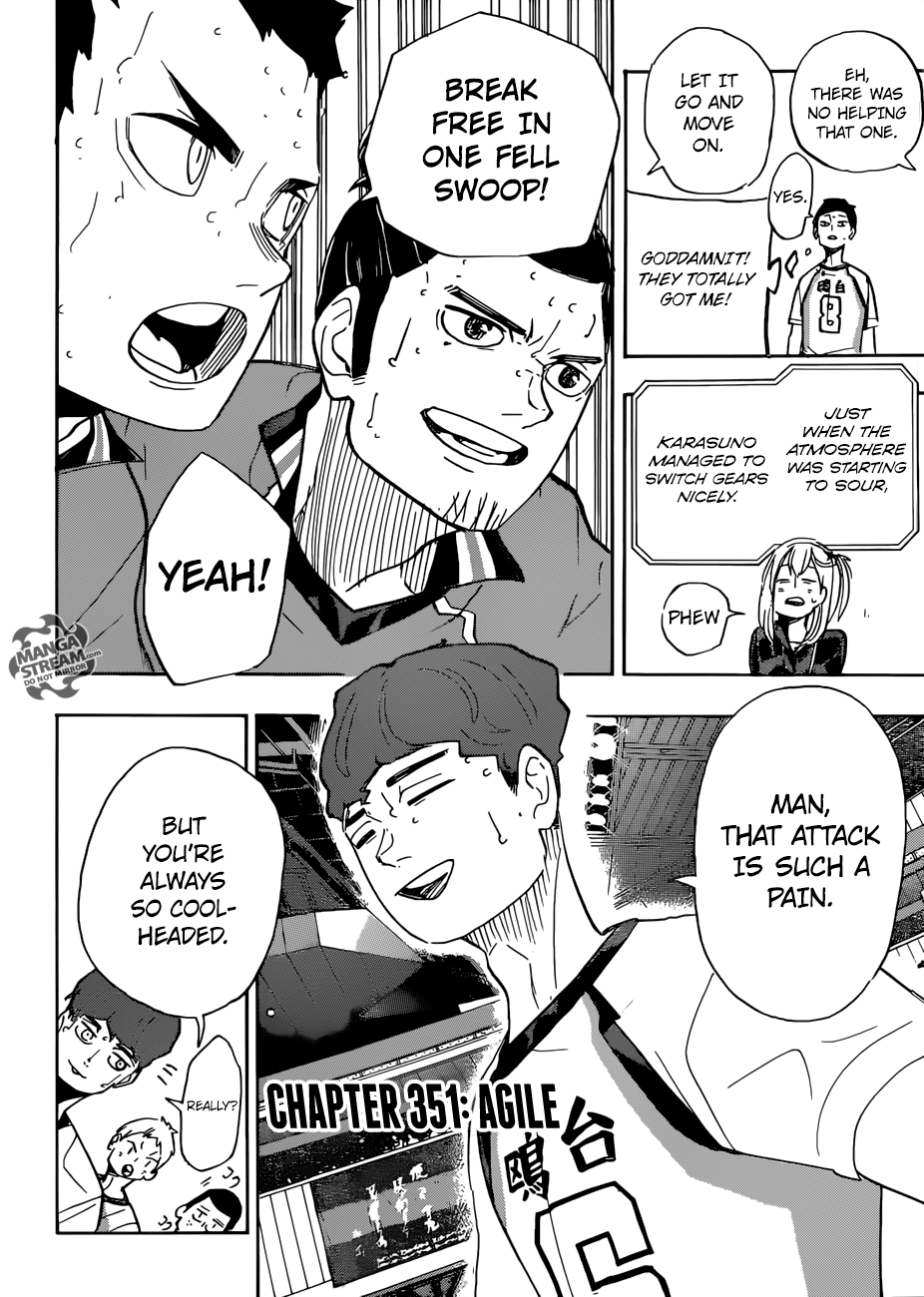 Haikyuu!! Chapter 351