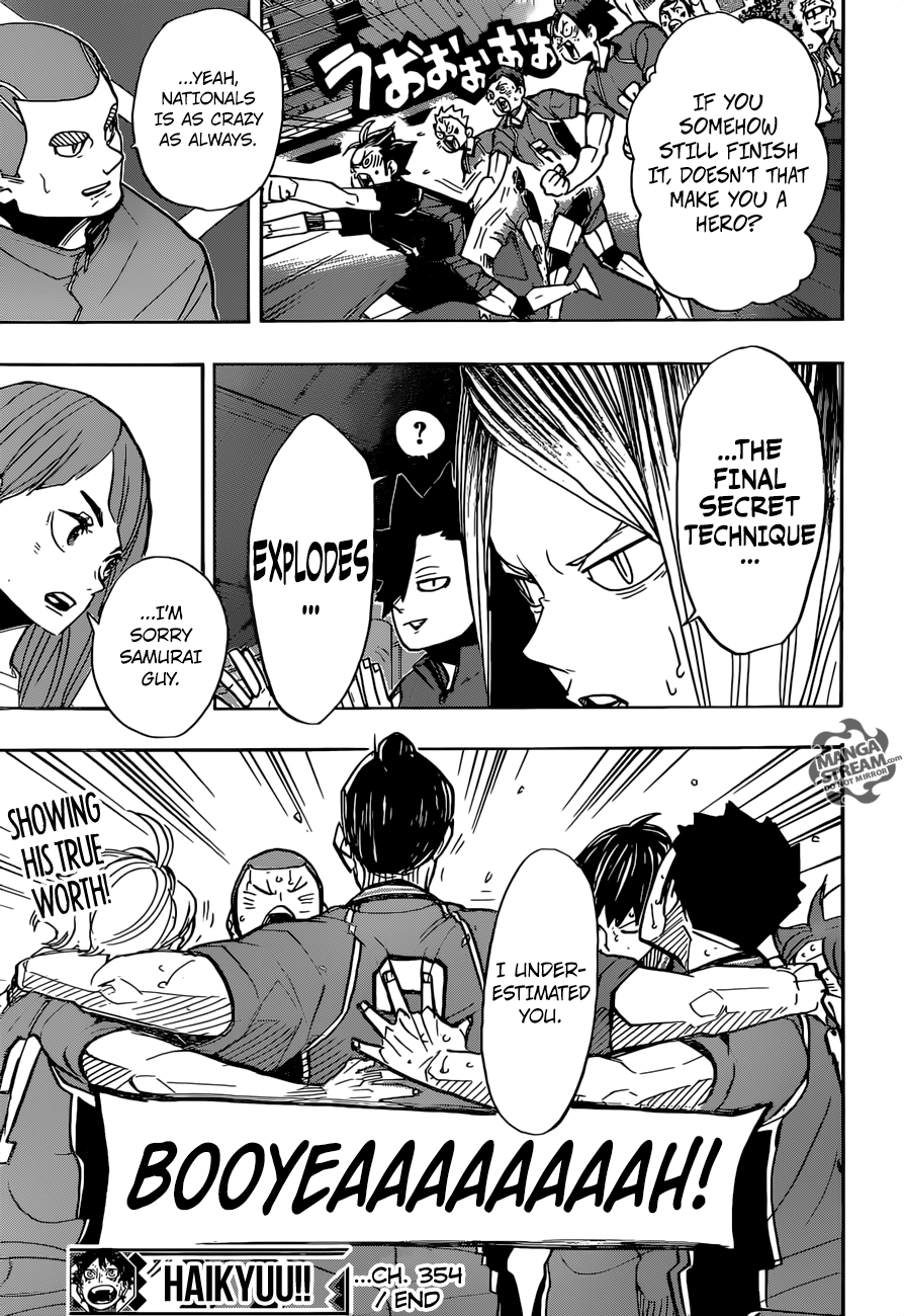 Haikyuu!! Chapter 354