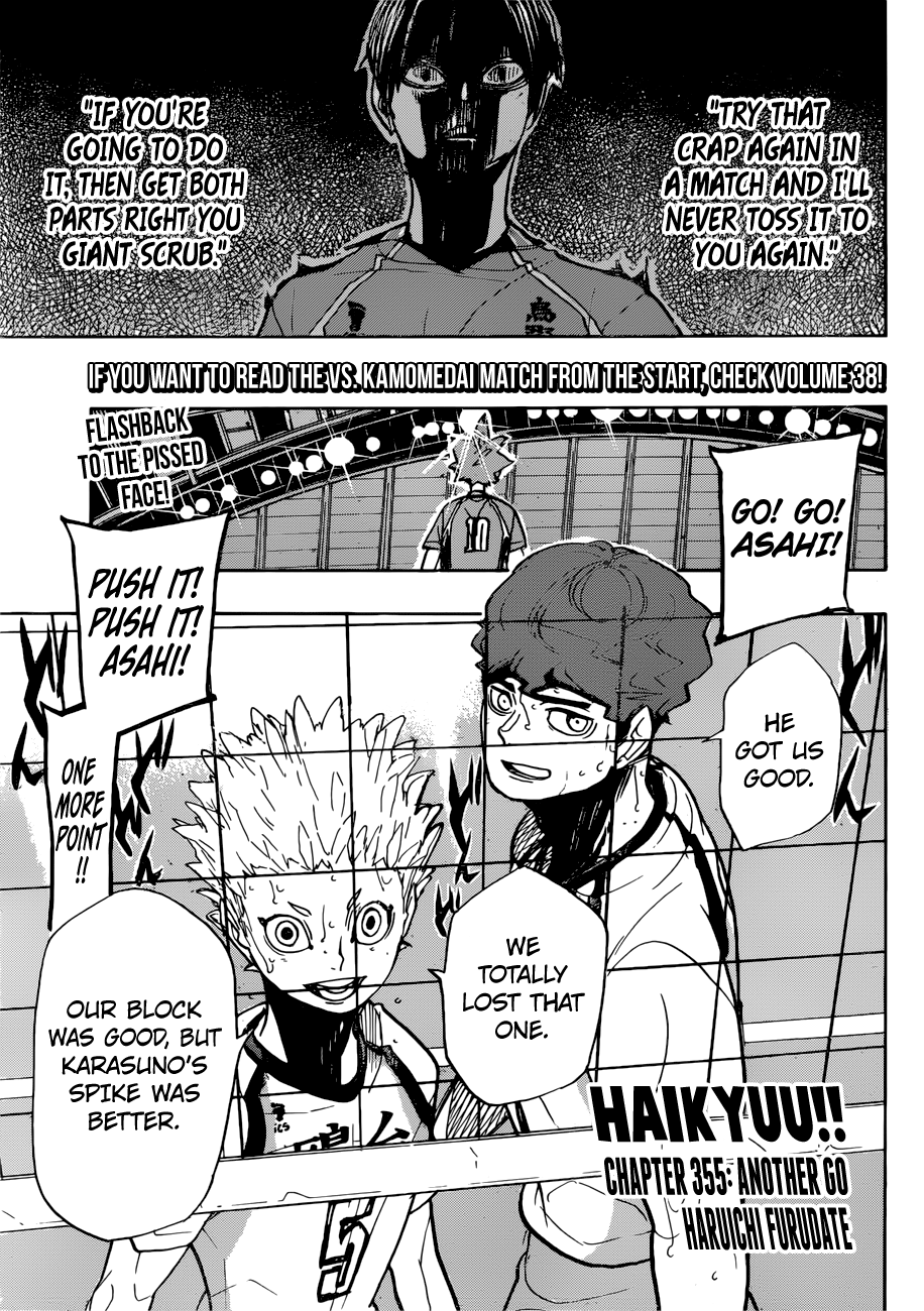 Haikyuu!! Chapter 355