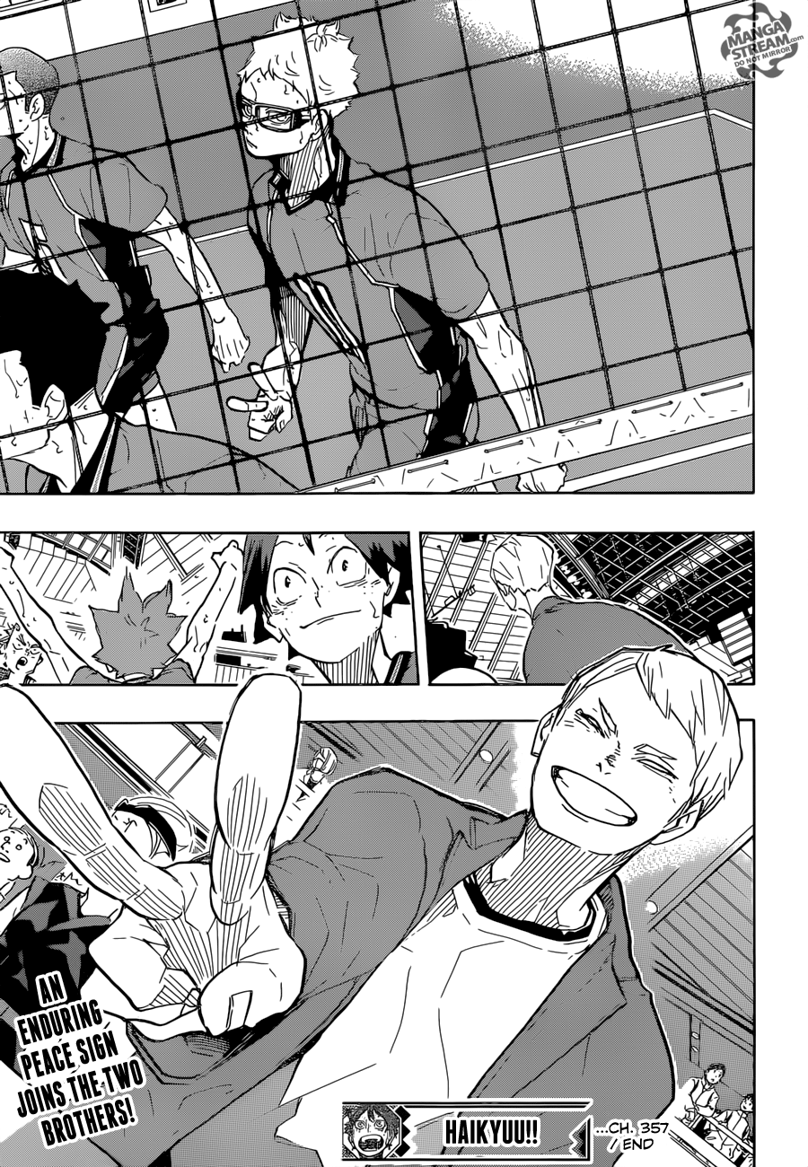 Haikyuu!! Chapter 357