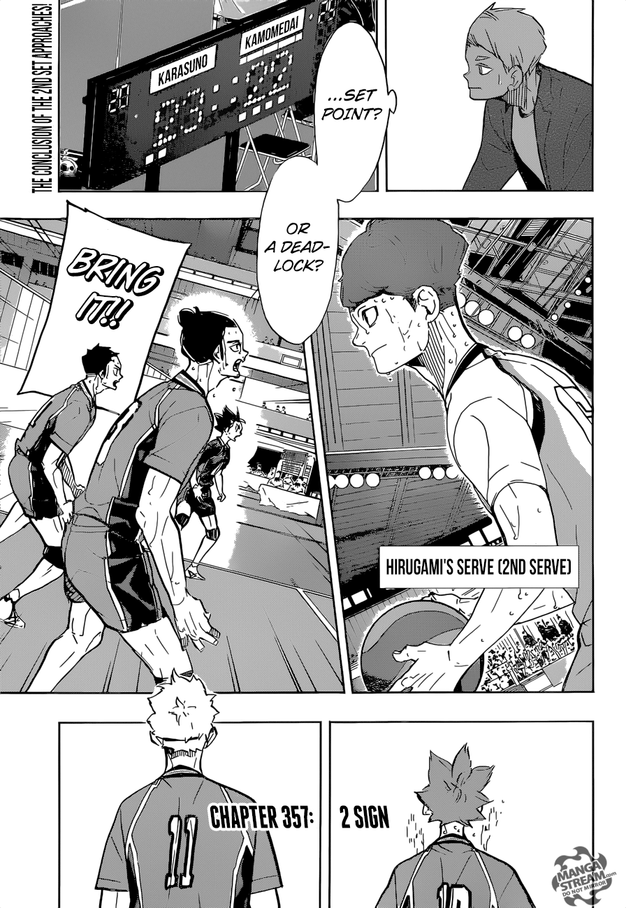 Haikyuu!! Chapter 357