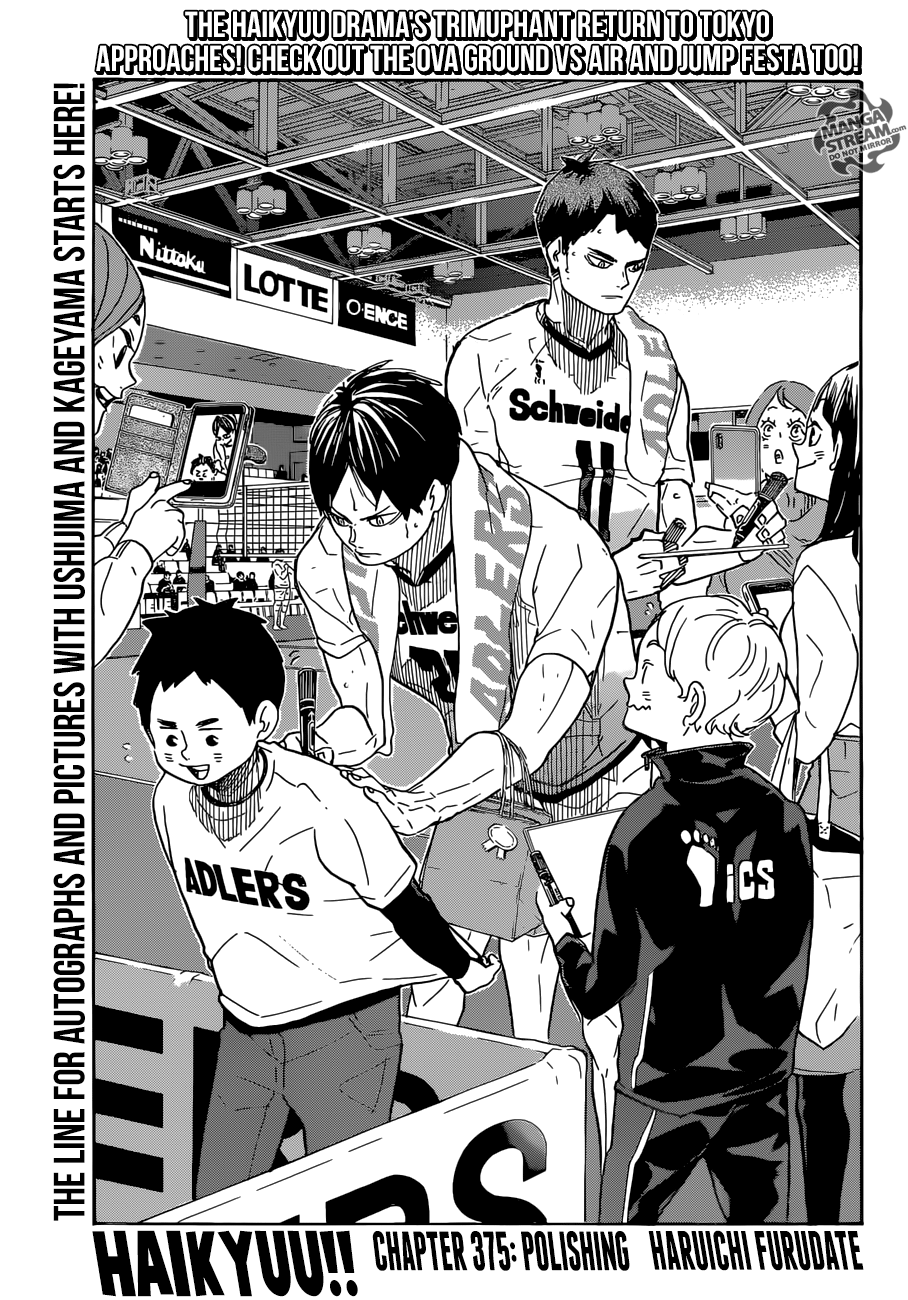 Haikyuu!! Chapter 375