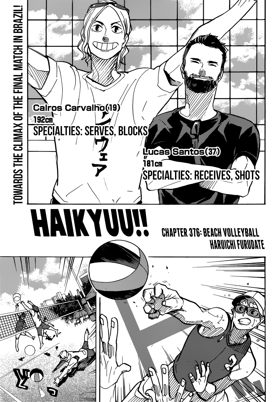 Haikyuu!! Chapter 376