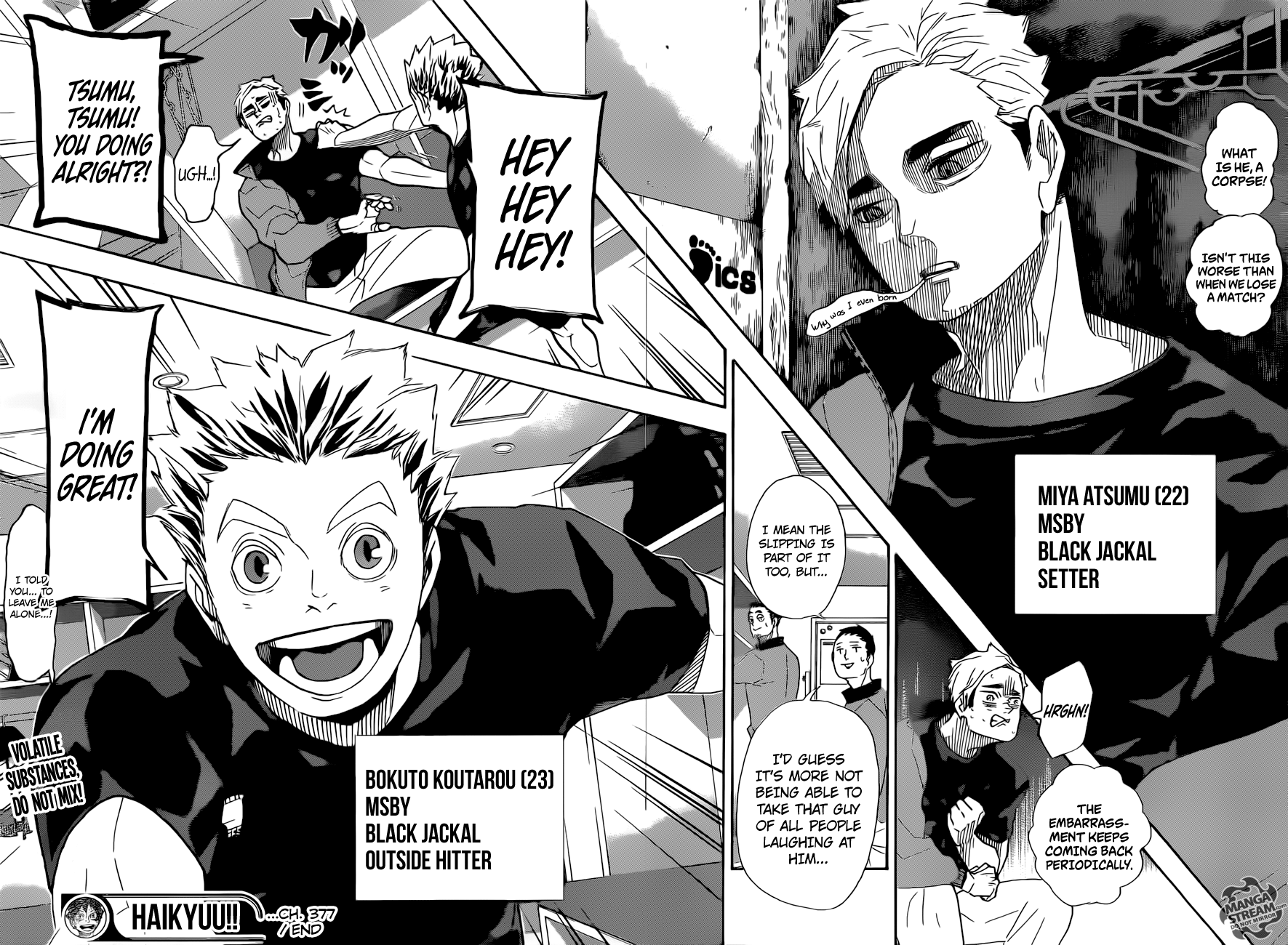 Haikyuu!! Chapter 377