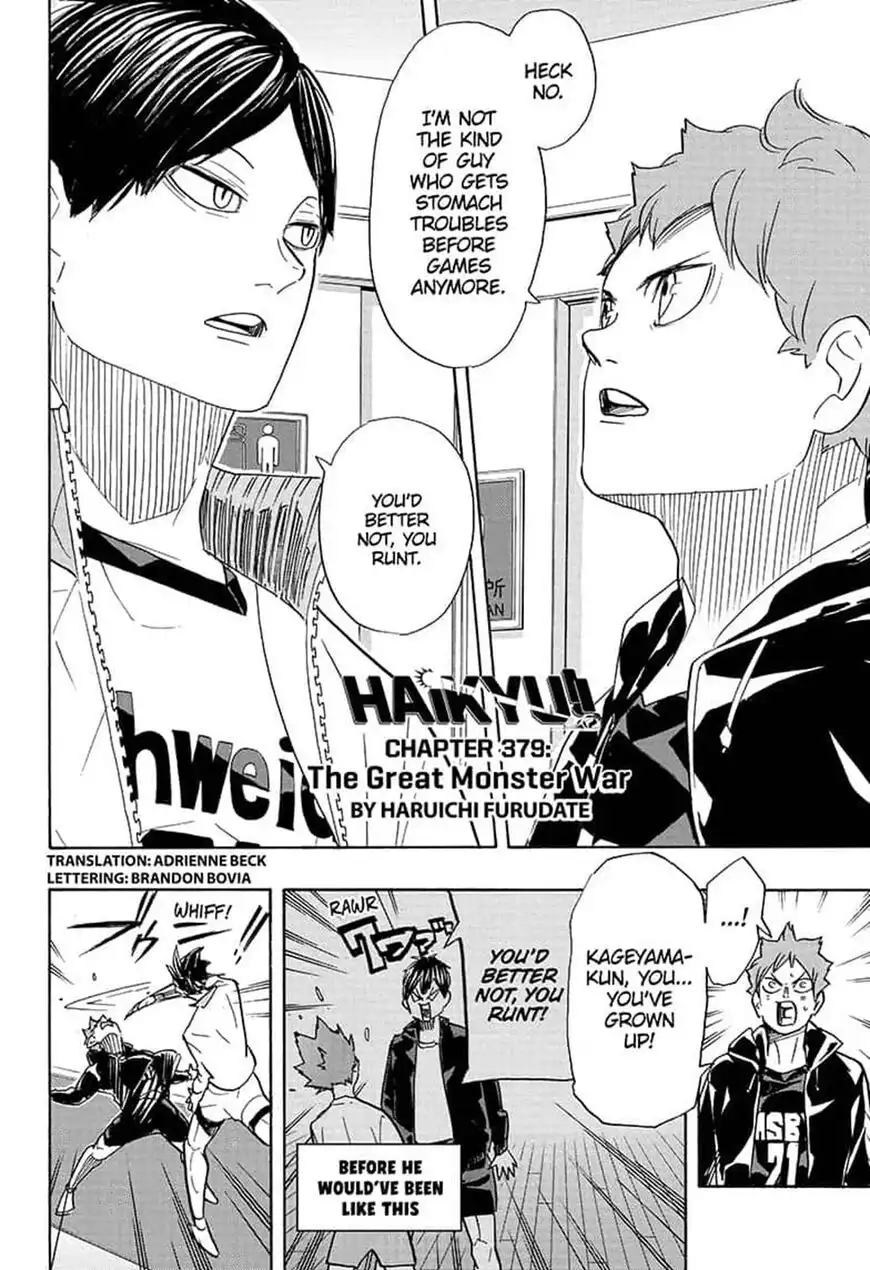 Haikyuu!! Chapter 379