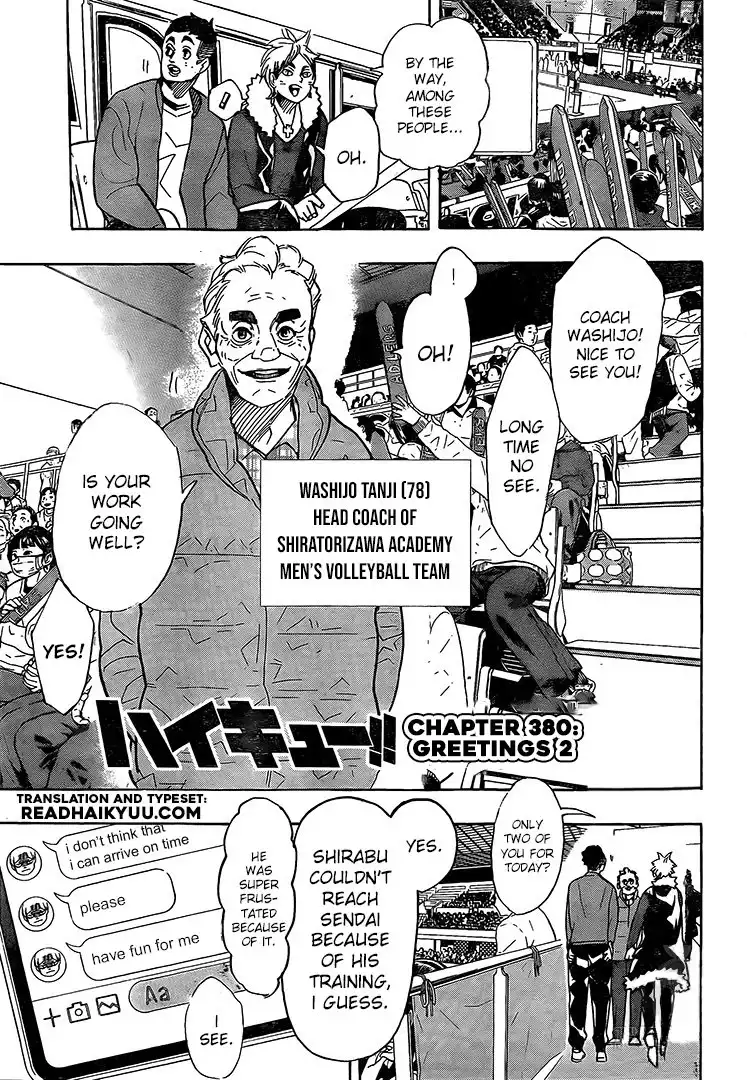 Haikyuu!! Chapter 380