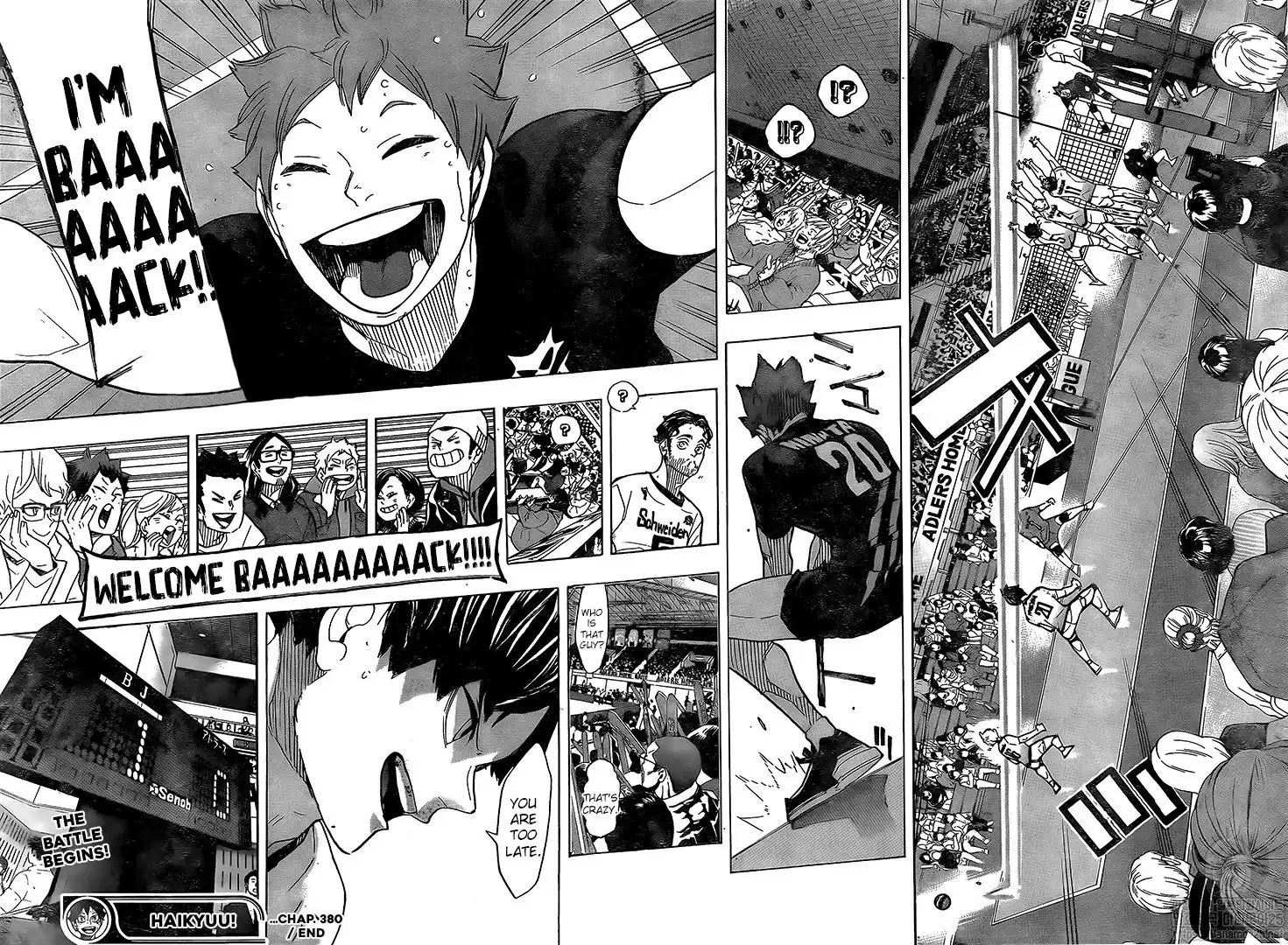 Haikyuu!! Chapter 380