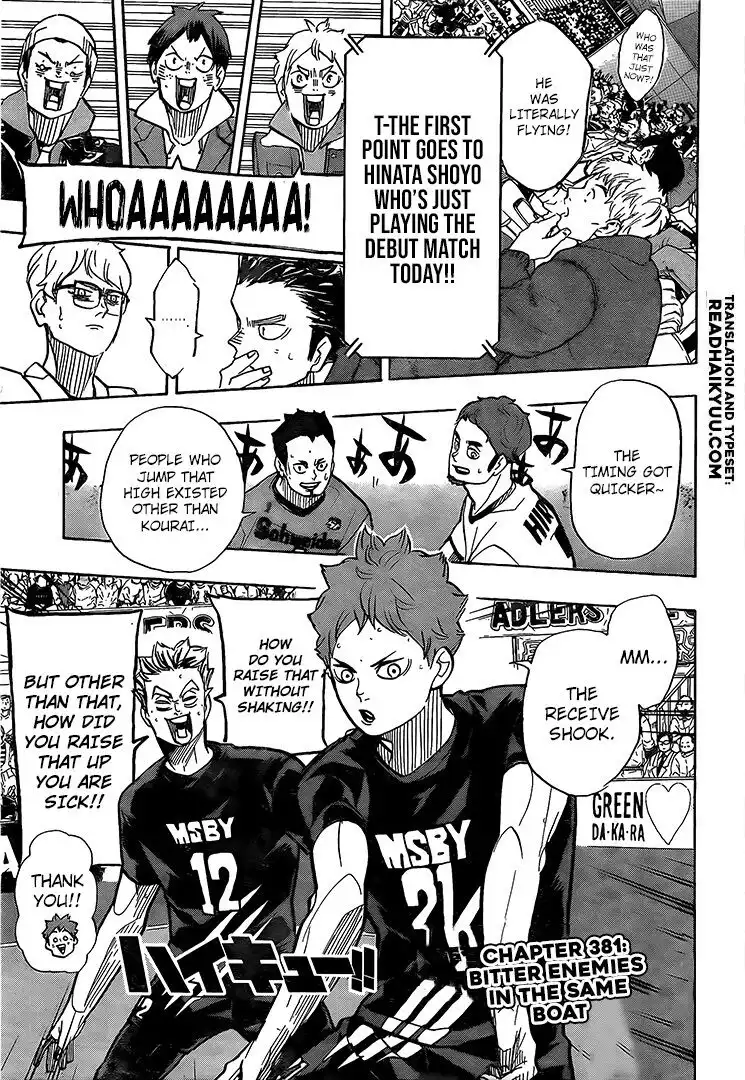 Haikyuu!! Chapter 381