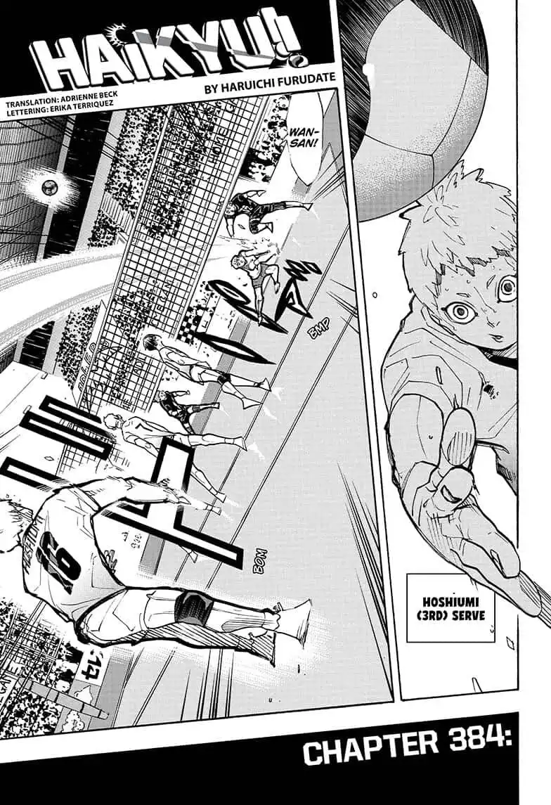 Haikyuu!! Chapter 384