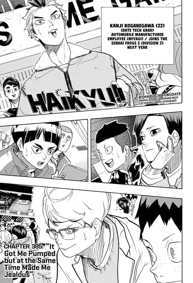 Haikyuu!! Chapter 385