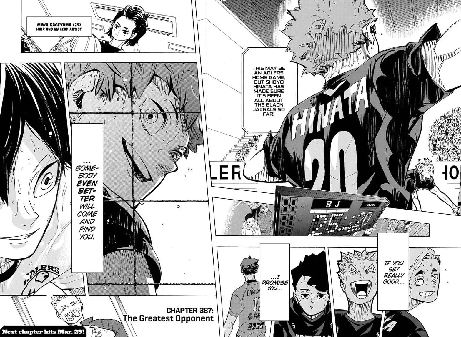 Haikyuu!! Chapter 387