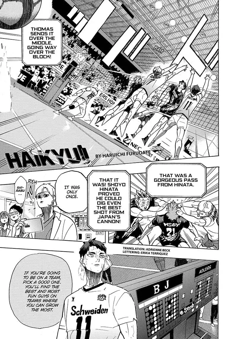 Haikyuu!! Chapter 399