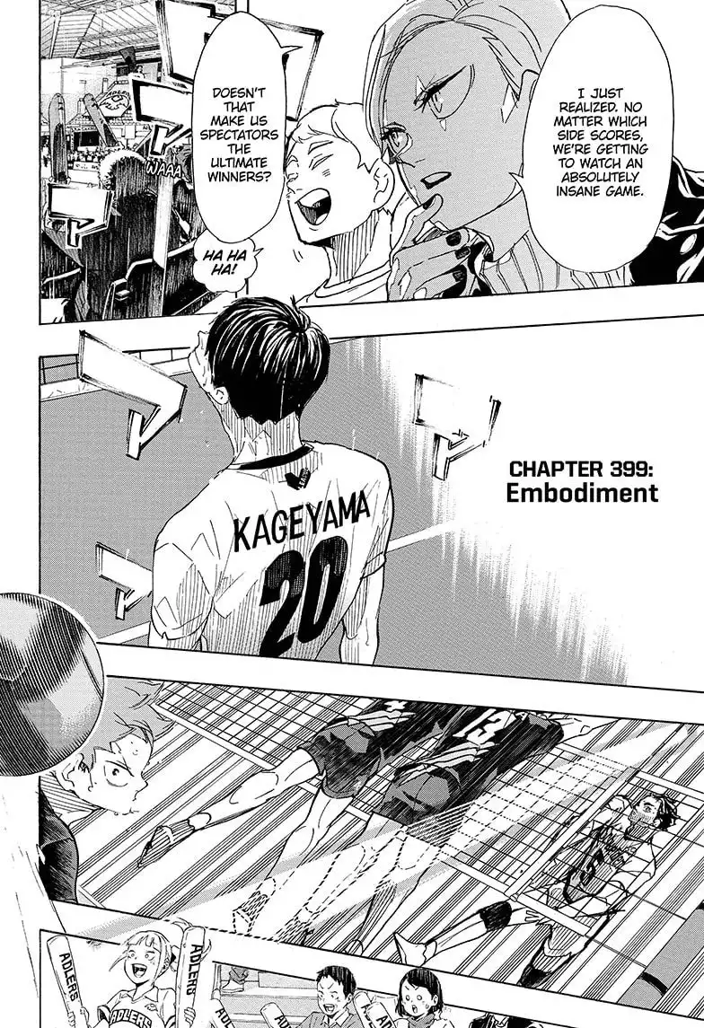 Haikyuu!! Chapter 399