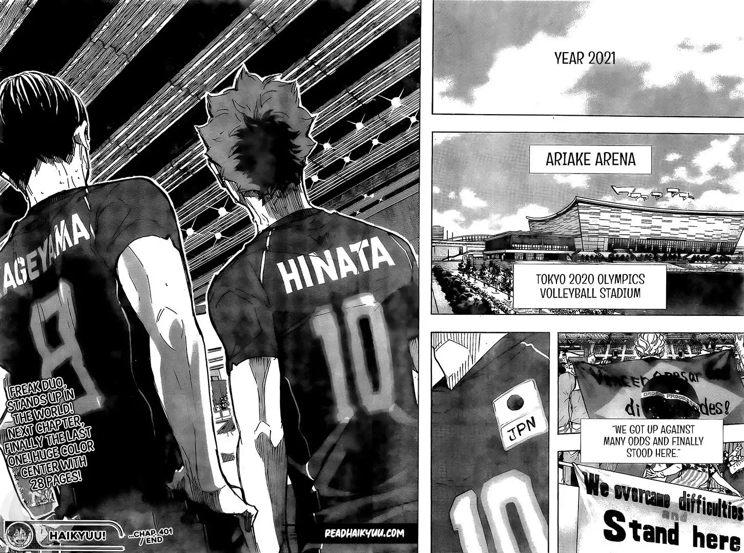 Haikyuu!! Chapter 401