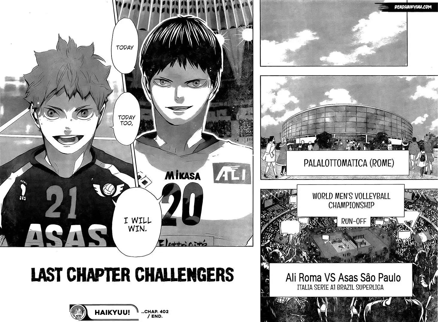 Haikyuu!! Chapter 402