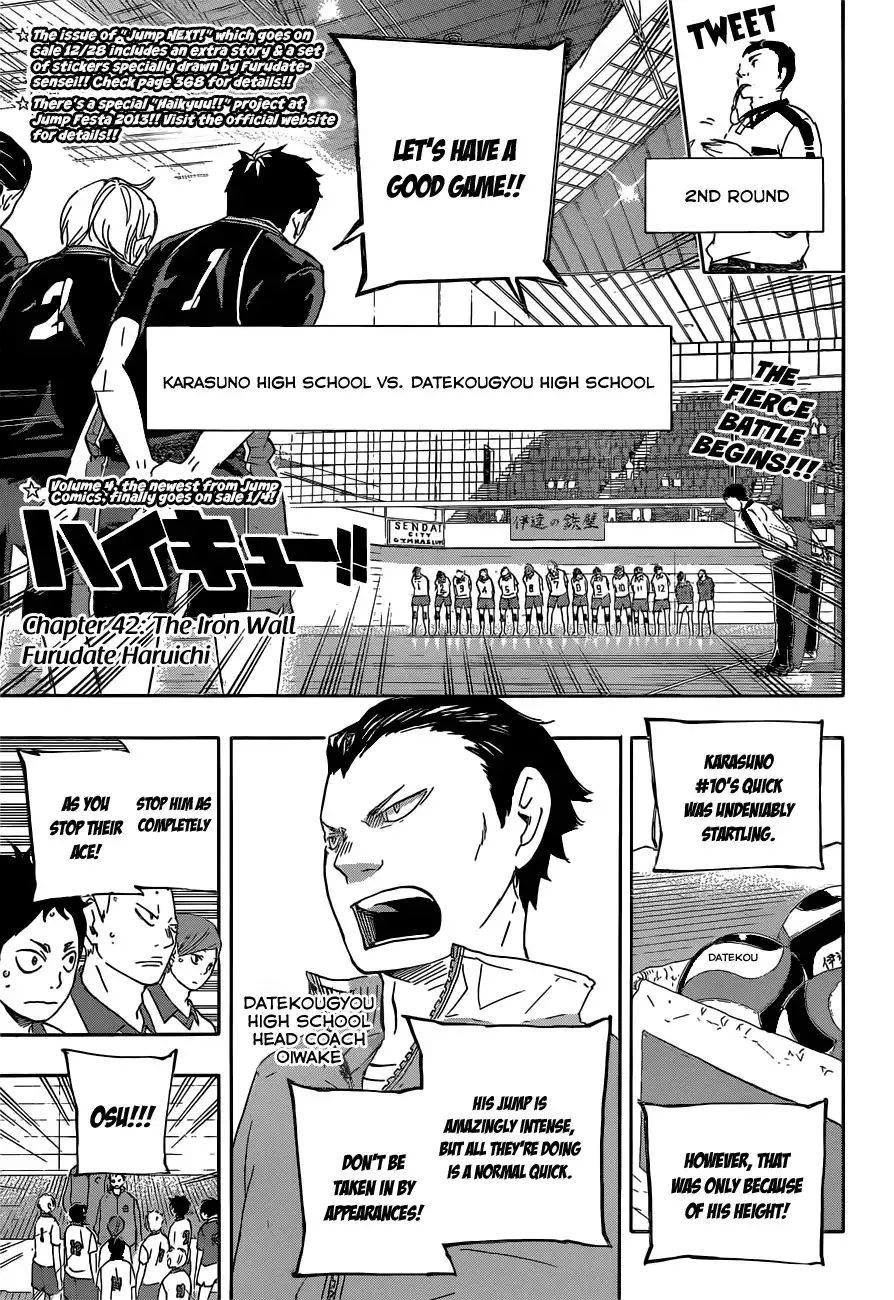 Haikyuu!! Chapter 42