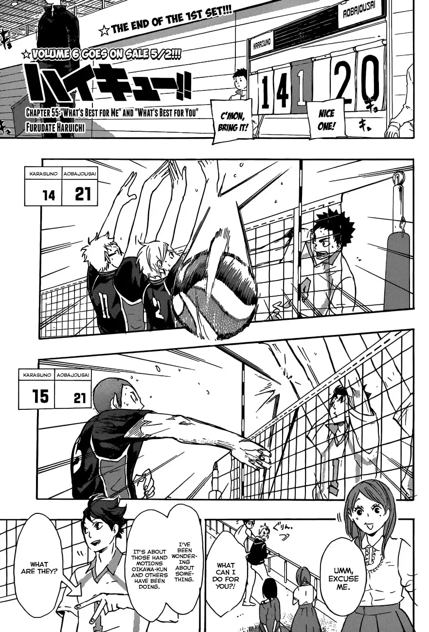 Haikyuu!! Chapter 55