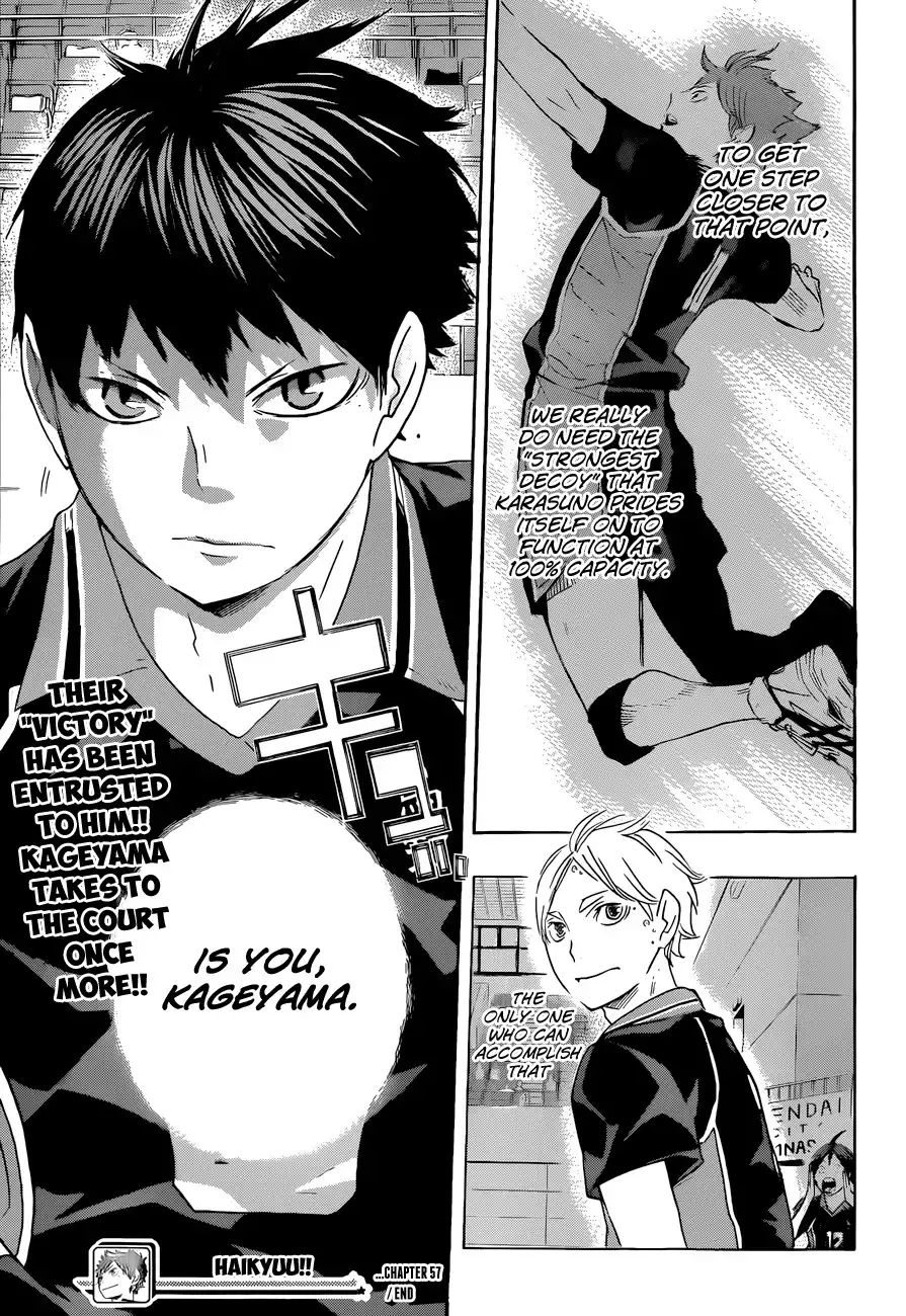 Haikyuu!! Chapter 57