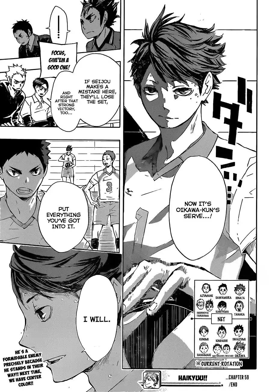 Haikyuu!! Chapter 59