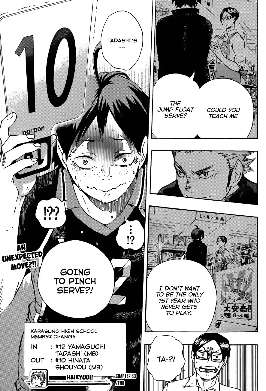 Haikyuu!! Chapter 63