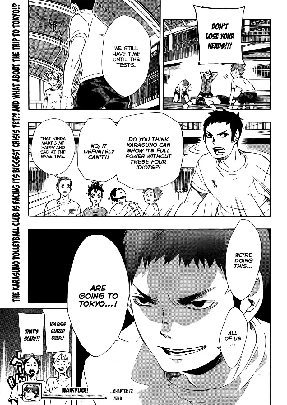 Haikyuu!! Chapter 72