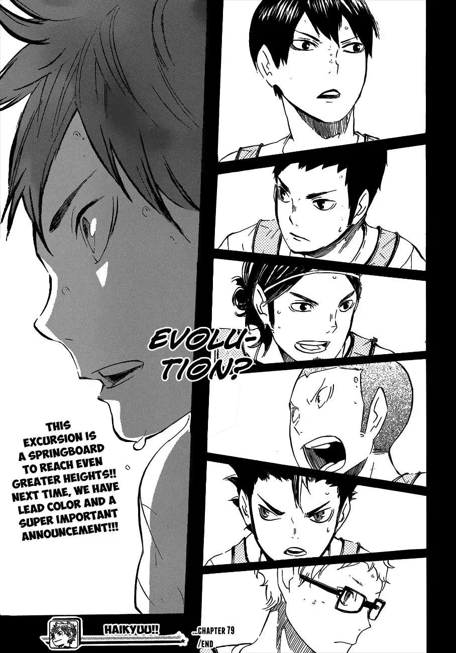 Haikyuu!! Chapter 79