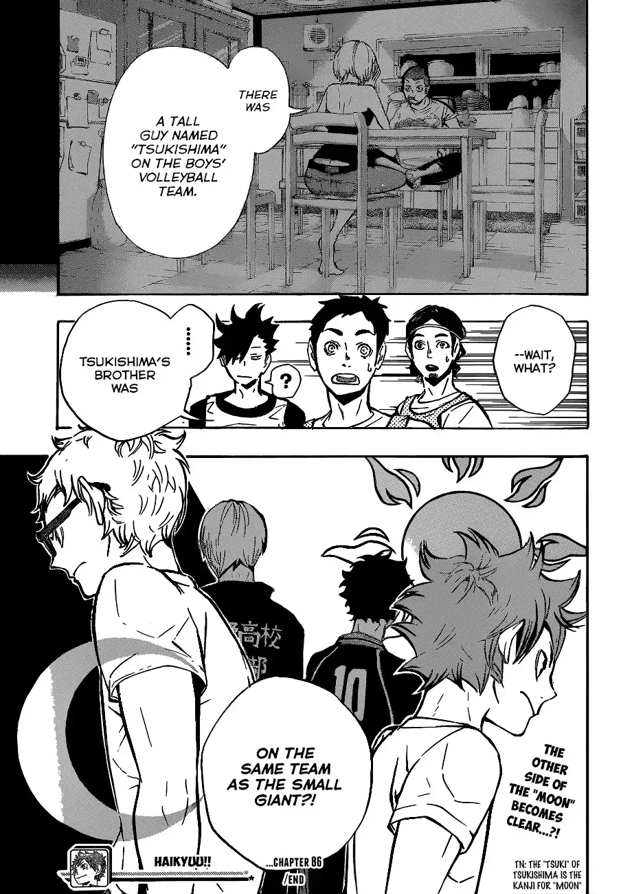 Haikyuu!! Chapter 86