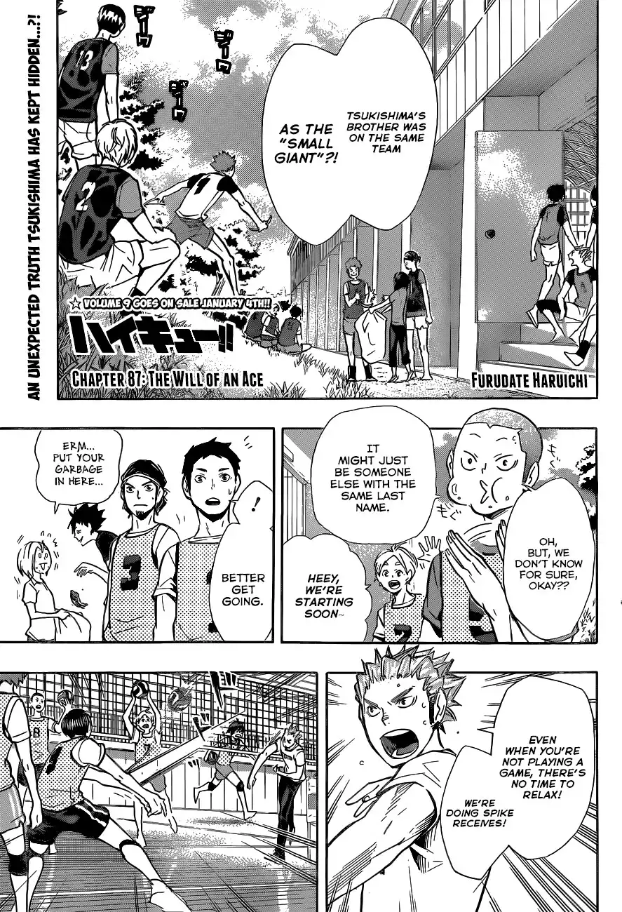 Haikyuu!! Chapter 87