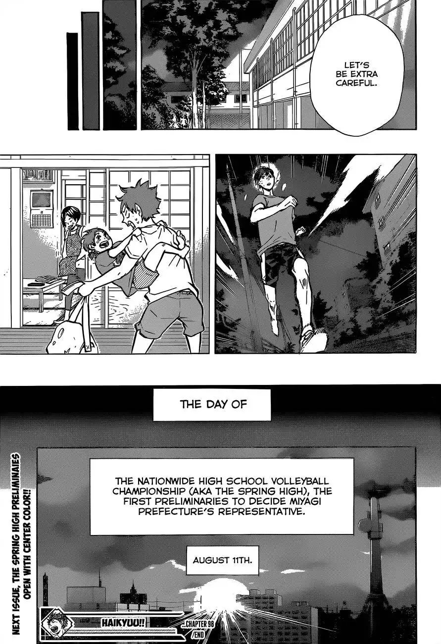 Haikyuu!! Chapter 98