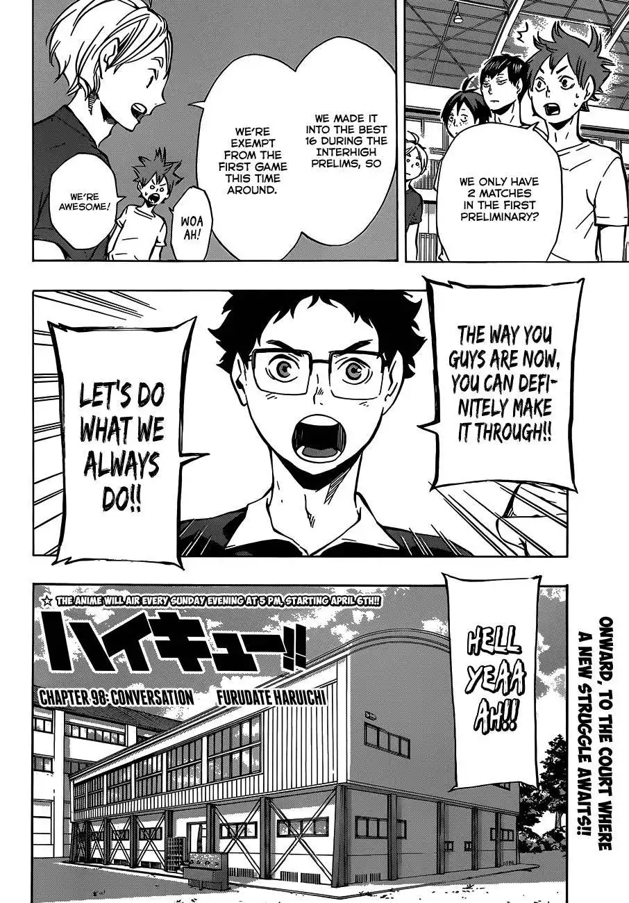 Haikyuu!! Chapter 98