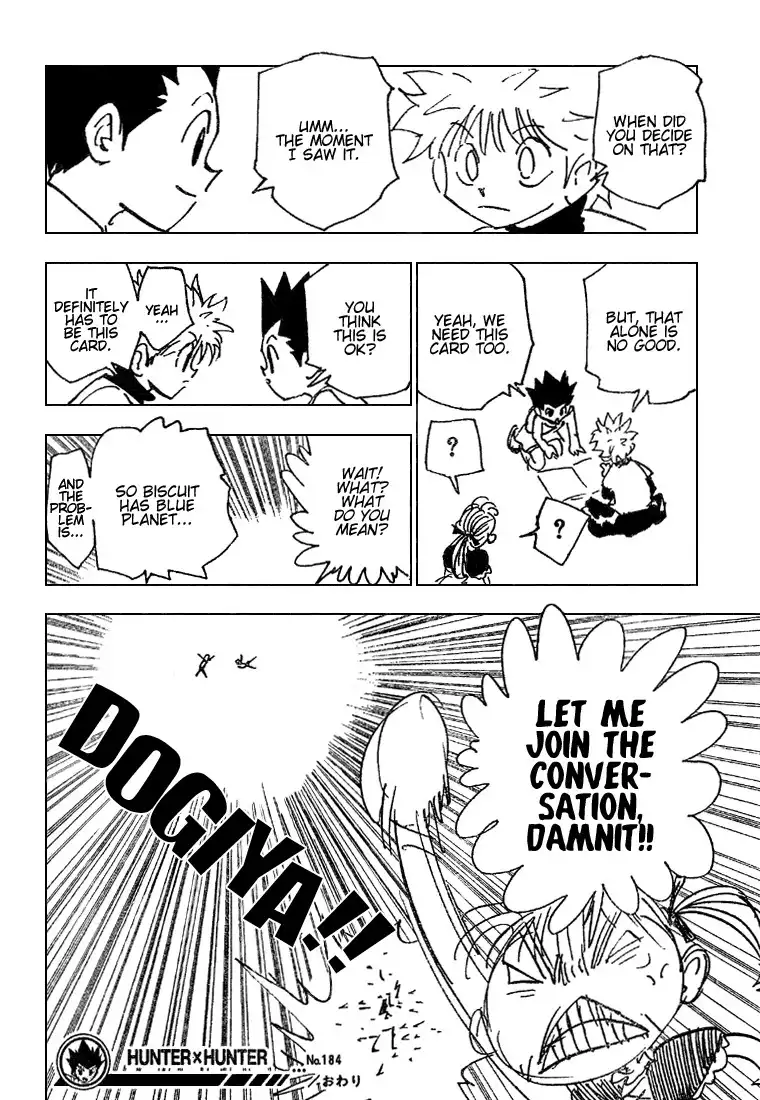 Hunter x Hunter Chapter 184