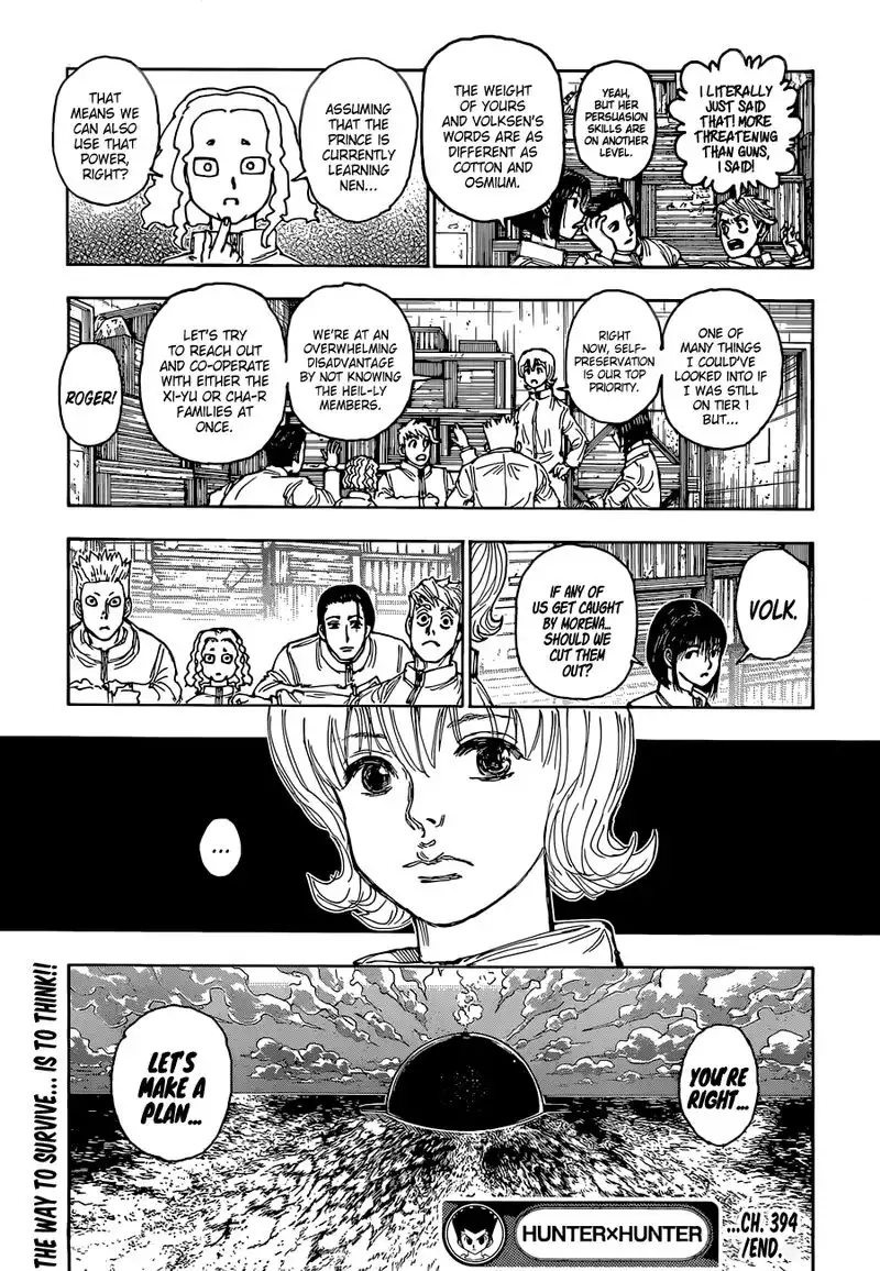 Hunter x Hunter Chapter 394