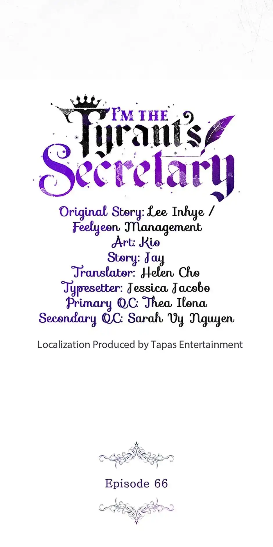 I Became The Tyrant'S Secretary Chapter 66