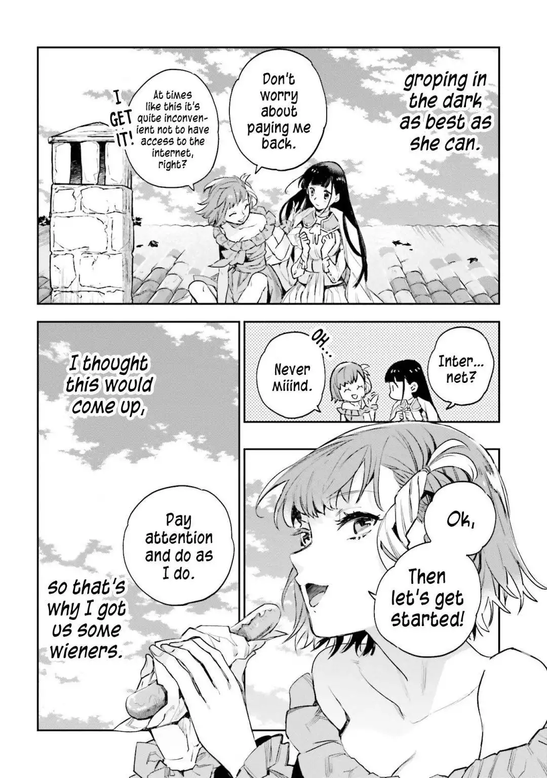 JK Haru wa Isekai de Shoufu ni natta Chapter 14