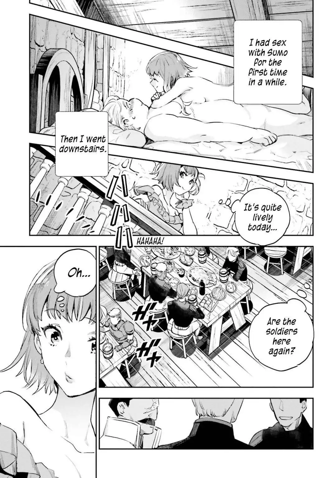 JK Haru wa Isekai de Shoufu ni natta Chapter 14