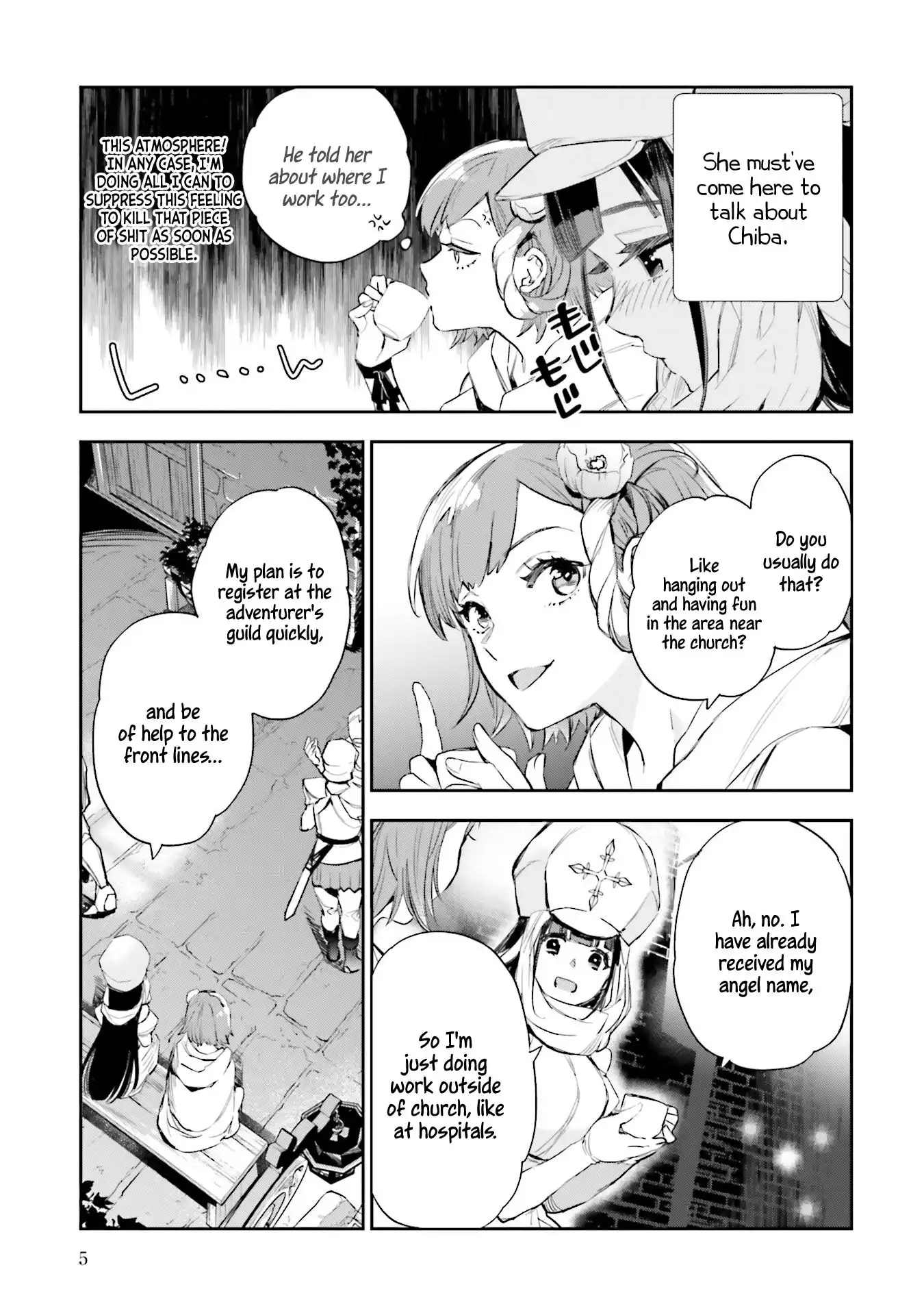 JK Haru wa Isekai de Shoufu ni natta Chapter 5