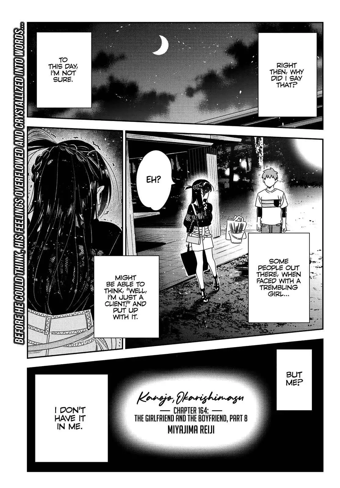 Kanojo, Okarishimasu Chapter 164